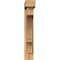 Ekena Millwork Balboa Block Smooth Bracket w/ Offset Brace, Western Red Cedar, 5 1/2"W x 26"D x 34"H BKT0604X26X34BOA05SWR - alternate 3